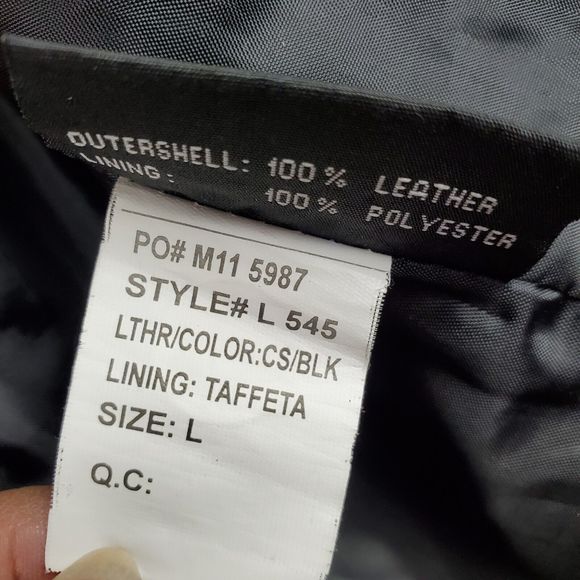 First Classics Vietnam Veteran Marines Semper Fidelis Black Leather Vest L - Picture 5 of 8